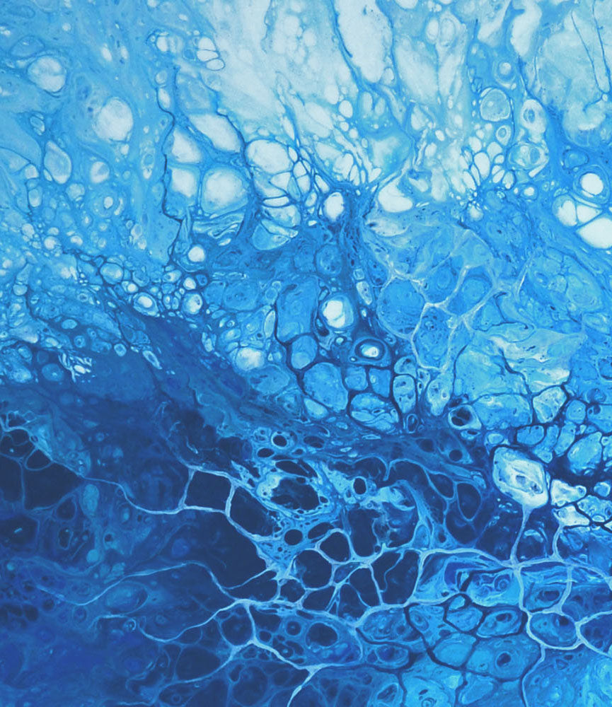 abstract fluid art abstract ocean art painting