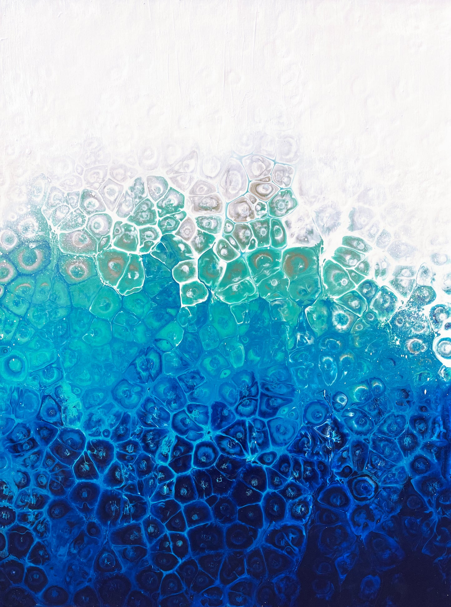 abstract fluid blue painting, abstract art, home decor, wall art