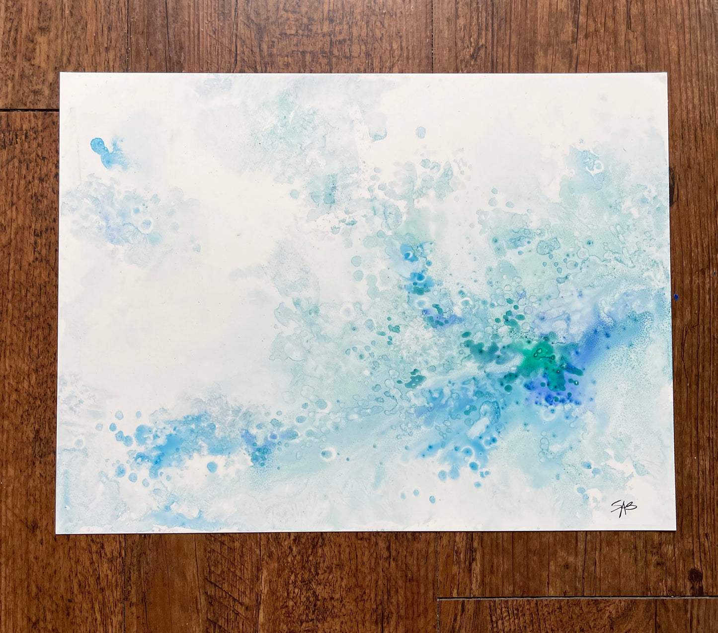 abstract watercolor artwork, wall decor, home decor
