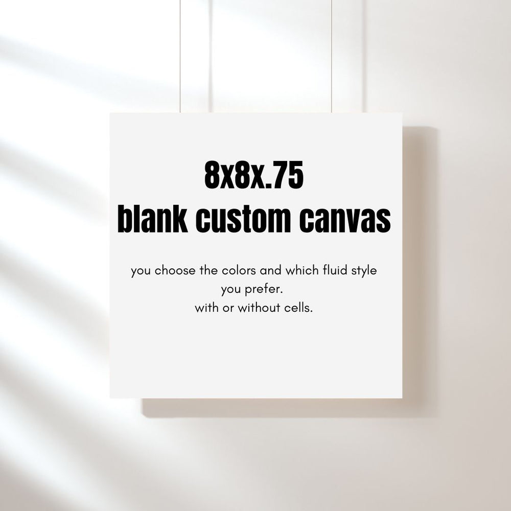 8x8 Blank Custom Canvas