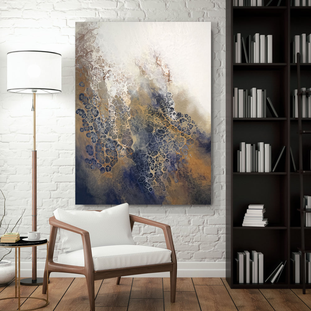 
                  
                    abstract brown fluid art in modern interior home decor wall art 
                  
                