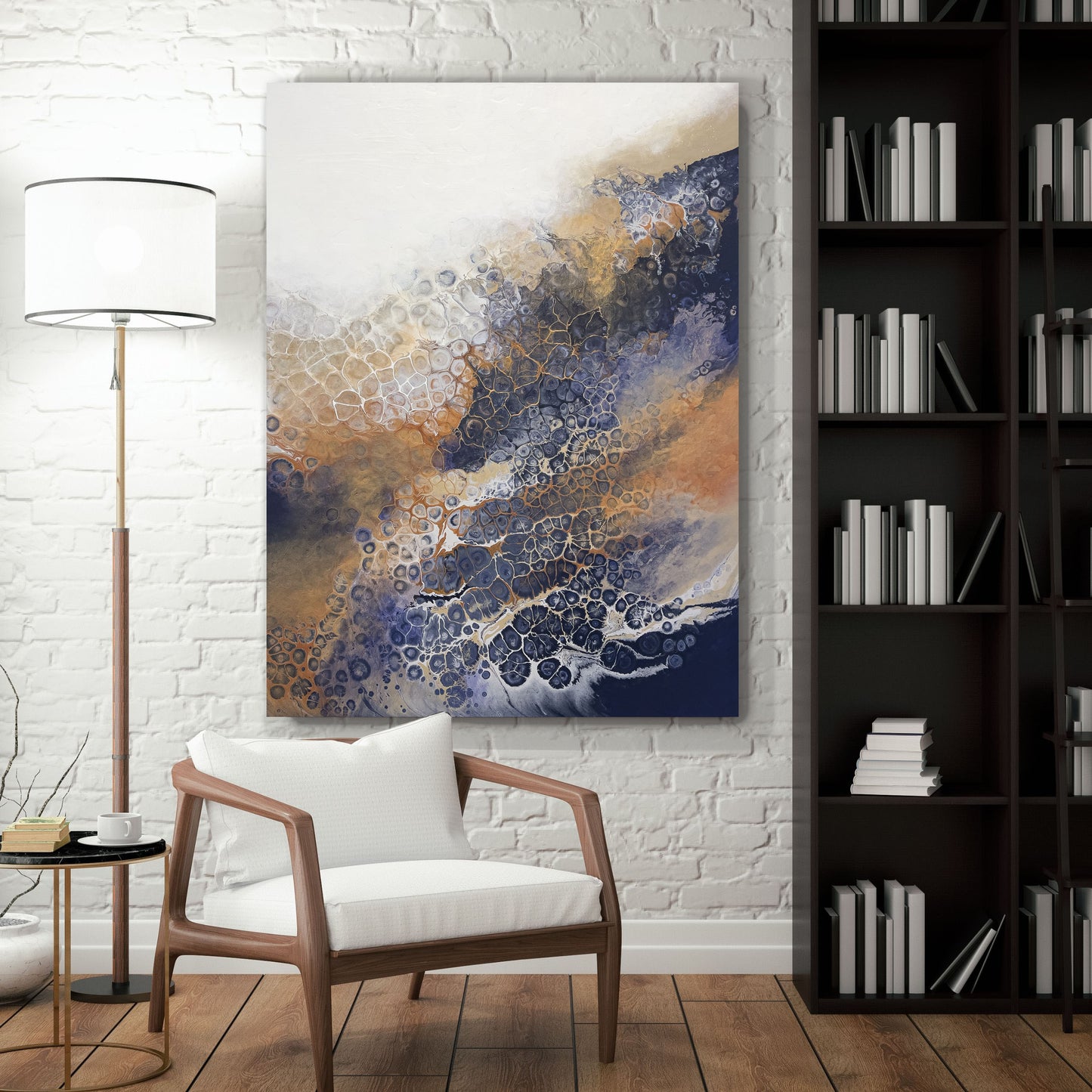 
                  
                    abstract gold fluid painting, abstract art, home decor, wall art 
                  
                