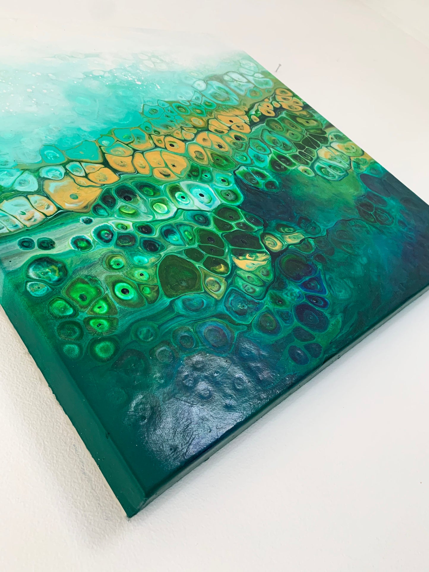 
                  
                     abstract ocean art green fluid painting
                  
                