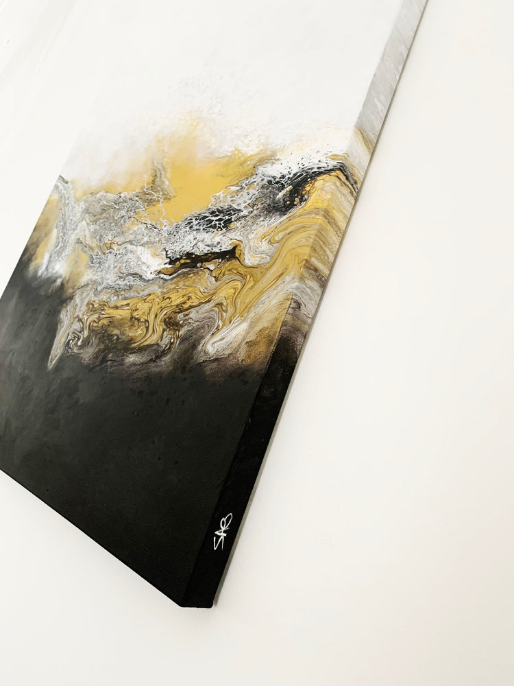 
                  
                    abstract gold and black fluid painting 
                  
                