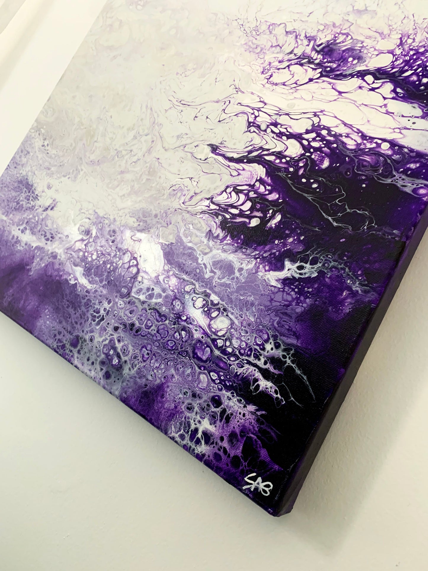 
                  
                    abstract art purple fluid painting 
                  
                
